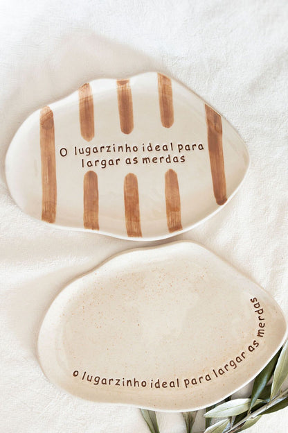 Bandeja Belém · Caementa, cerâmica feita à mão (2)