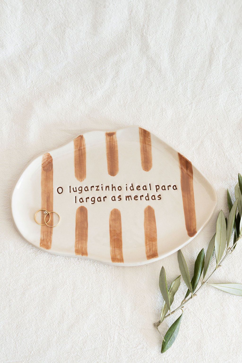 Bandeja Belém · Caementa, cerâmica feita à mão